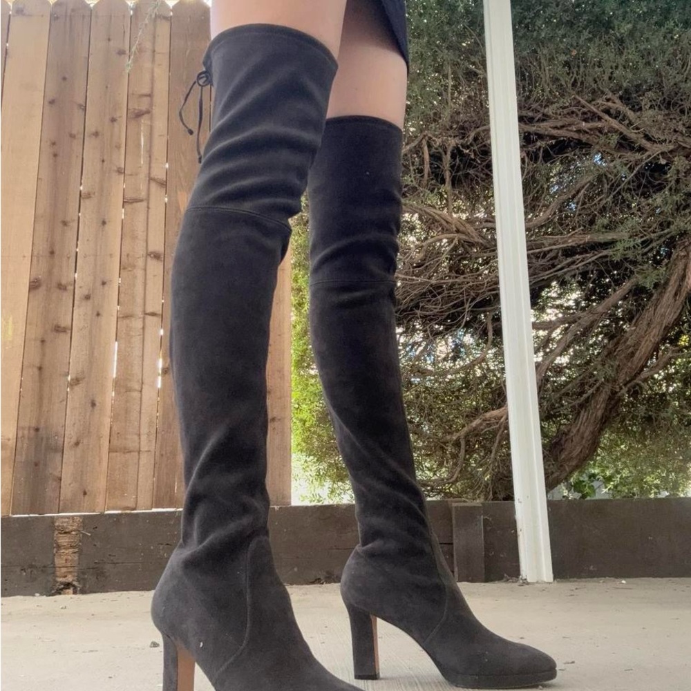 Stuart Weitzman Black Over-the-Knee Boots